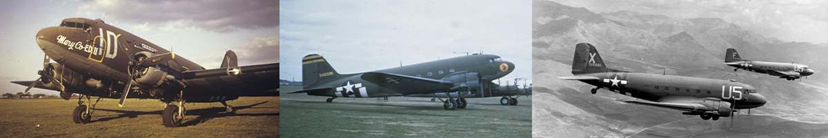 USAAF Transport Aircraft used during WWII photo gallery header