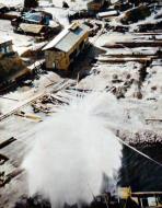 Asisbiz USS Bataan (CVL 29) 1MAW Corsairs attack enemy mine layers with white phosphorus in a Korean port 16th April 1951 80 G 429631