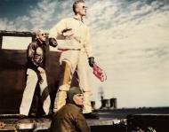 Asisbiz USS Belleau Wood (CVL 24) Landing Signal Officer Lieutenant (Junior Grade) Walter F. Wujcik 1945 80 G K 5186
