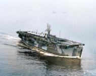 Asisbiz USS Block Island (CVE 21) at sea on 3rd February 1944 80 G 215495