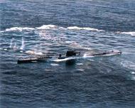 Asisbiz German Submarine U 118 under attack by aircraft from USS Bogue (CVE 9) 12th June 1943 04