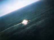 Asisbiz German Submarine U 118 under attack by aircraft from USS Bogue (CVE 9) 12th June 1943 12