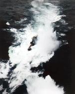 Asisbiz German Submarine U 1229 under attack by aircraft from USS Bogue (CVE 9) 20th Aug 1944 01