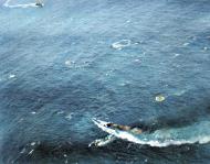 Asisbiz Sinking of German submarine U 172 13th Dec 1943 80 G 208203