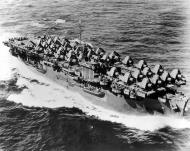Asisbiz USS Bogue (CVE 9) ferrying planes in the Pacific 1945 01
