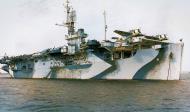Asisbiz USS Bogue at anchor in the port of Bermuda Feb 1945 01