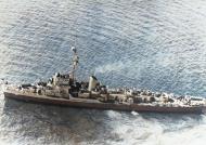 Asisbiz USS Frederick C Davis (DE 136) was sunk by U 546 with the loss of most of her crew 24th April 1944 NH 91425