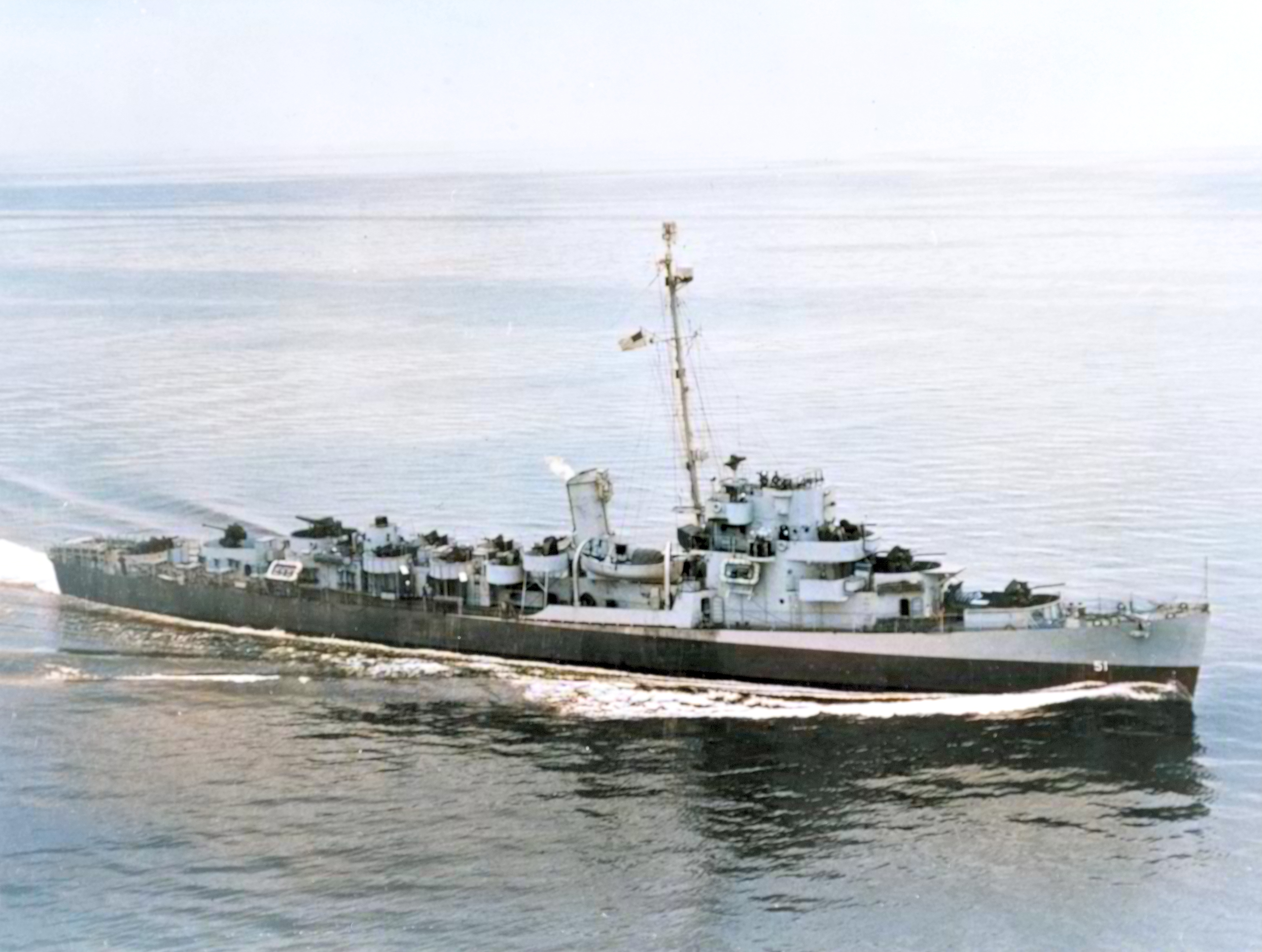 Asisbiz USS Buckley (DD 51) underway off Boston Massachusetts on 10th June 1944 80 G 236608