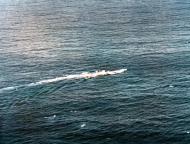 Asisbiz German submarine U 66 under attack by a TBF Avenger from USS Card (CVE 11) but escaped 7th Aug 1943 80 G 79396
