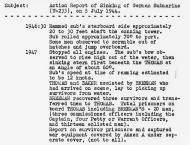 Asisbiz German submarine U Boat U 233 sinks as it was rammed by USS Thomas (DE 102) 5th July 1944 report 0B