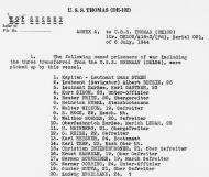 Asisbiz German submarine U Boat U 233 sinks as it was rammed by USS Thomas (DE 102) 5th July 1944 report 0C