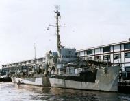 Asisbiz USS Thomas (DE 102) likely in Green Cove Springs Florida 1946 01