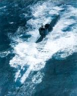 Asisbiz German Submarine U 378 under attack VC13 Avengers USS Core (CVE 13) 20th Oct 1943 01