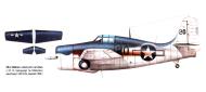 Asisbiz Grumman FM2 WIldcat VC 36 USS Core (CVE 13) Atlantic 1944 0B