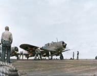 Asisbiz Douglas SBD 2 Dauntless aboard USS Enterprise (CV 6) in 1 February 1942 NNAM