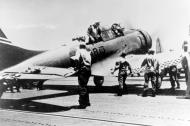 Asisbiz Douglas SBD 3 Dauntless VB 6 Bul No 4542 USS Enterprise moved to USS Yorktown (CV 5) 4th Jun 1942 NH 100740