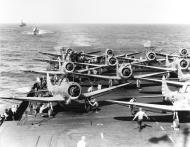 Asisbiz Douglas SBD 3 Dauntless of VB 6 preparing for take off on USS Enterprise (CV 6) Wake Island Raid 24th Feb 1942 80 G 66038