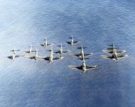 Asisbiz Douglas SBD 5 Dauntless scout bombers from USS Enterprise (CV 6) March 1944 80 G 251021