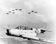 Asisbiz Douglas TBD 1 Devastator VT 6 Bulno 0322 during a training sortie from USS Enterprise (CV 6) 1938 80 G 19341