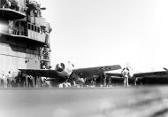 Asisbiz Grumman F4F 3 Wildcats preparing for take off USS Enterprise (CV 6) Wake Island Raid 24th Feb 1942 80 G 66289