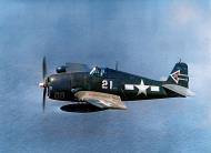 Asisbiz Grumman F6F 5N Hellcat VFN 90 White 21 on patrol USS Enterprise (CV 6) 01