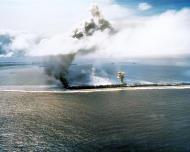 Asisbiz Japanese Kwajalein Island Marshall Islands landing photo from USS Enterprise (CV 6) plane 1st Feb 1944 80 G 222934