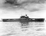 Asisbiz USS Enterprise (CV 6) entering Pearl Harbor following the Battle of Coral Sea 26th May 1942 80 G 66121