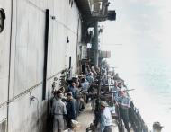 Asisbiz USS Enterprise (CV 6) outboard 20MM Oerlikon gallery manned by Marines Wake Island Raid 24 Feb 1942 80 G 66281