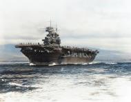 Asisbiz USS Enterprise (CV 6) photo was retouched to eliminate radars underway in 1941 1942 80 G 217729