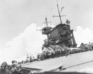 Asisbiz USS Enterprise (CV 6) plane handling crews at work battle of the Santa Cruz 26th Oct 1942 80 G 30033