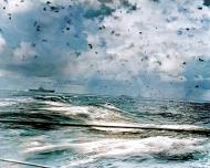 Asisbiz USS Enterprise (CV 6) under attack by dive bombers during the Battle of Santa Cruz Islands 26th Oct 1942 80 G 20989