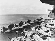 Asisbiz USS Enterprise (CV 6) with Douglas SBDs and Grumman F4Fs in operates in the coral sea 15th May 1942 80 G 14120