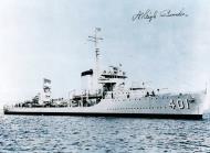 Asisbiz USS Maury (DD 401) when Admiral A Burke was Commander of the Destroyer Div from May 1943 to Aug 1943 NH 124506