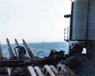 Asisbiz USS Northampton (CA 26) as seen from USS Salt Lake City (CA 25) during the raid on Japanese held Wake Island 24th Feb 1942 NH 50947