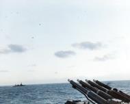 Asisbiz USS Northampton (CA 26) as seen from USS Salt Lake City (CA 25) during the raid on Japanese held Wake Island 24th Feb 1942 NH 50948