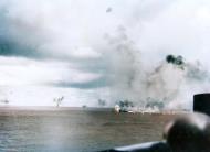 Asisbiz USS Smith (DD 378) is hit by a crashing Japanese torpedo plane Battle of Santa Cruz Oct 1942 80 G 33333