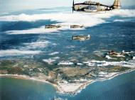 Asisbiz Grumman TBF Avenger AG4 USS Essex (CV 9) task group 38.3 leaving after strikes on the Saigon area 12th Jan 1945 80 G 300666
