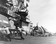 Asisbiz Grumman TBM Avenger aboard USS Essex (CV 9) 20th May 1945 80 G 373595