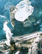 Asisbiz Japanese 10,000 ton tanker sunk at Kure photo by USS Essex (CV 9) 24th July 1945 80 G 490152