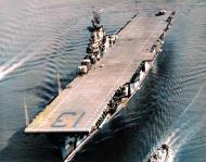 Asisbiz USS Franklin (CV 13) in the Elizabeth River off Norfolk Virginia 21st Feb 1944 80 G 224596