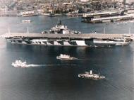 Asisbiz USS Franklin (CV 13) in the Elizabeth River off Norfolk Virginia 21st Feb 1944 80 G 224597