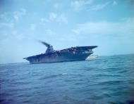 Asisbiz USS Franklin (CV 13) returning to Brooklyn Navy Yard 19th Mar 1945 80 GK 4771