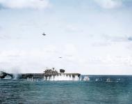 Asisbiz USS Hornet (CV 8) under Japanese air attacks Santa Cruz 26th Oct 1942 80 G 33947