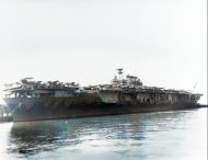 Asisbiz USS Hornet (CV 8) while alongside Pier 7 Naval Operating Base Virginia 28th Feb 1942 19 N 28431