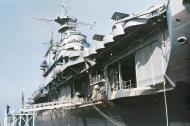 Asisbiz USS Hornet (CV 8) with camouflage measure 12 modified at Norfolk naval base Virginia Feb 1942 80 G K 440