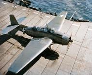 Asisbiz TBF Avenger of Composite Squadron VC 22 launching from the deck of USS Independence (CVL 22) 1st May 1943 80 G 54484