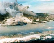 Asisbiz USS Langley (CVL 27) bombing strike on Engebi Island Eniwetok Atoll Marshall Islands 27th Feb 1944 80 G 221248
