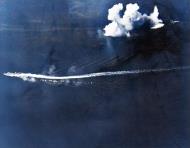 Asisbiz Japanese Nachi under air attack by planes from USS Lexington II (CV 16) in Manila Bay 5th Nov 1944 80 G 288867