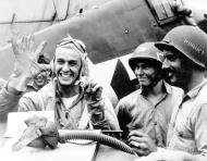 Asisbiz Lt Alexander Vraciu USNR VF 16 Ace bagged 6 kills during the Great Marianas Turkey Shoot Philippine Sea 19th June 1944 80 G 236841