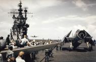 Asisbiz USS Lexington II (CV 16) aircraft return to the carrier during the Gilberts operation Nov 1943 80 G K 15290